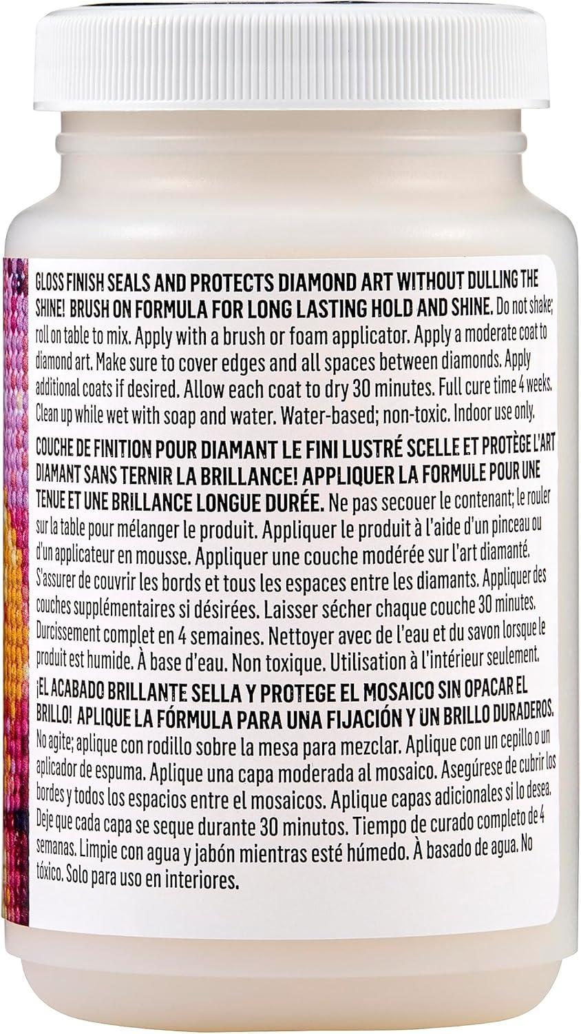 image:imageMod Podge Diamond Top Coat Premium AllinOne Glue Sealer and Finish Perfect for Preserving Diamond Puzzle Arts and Crafts Projects CS27590