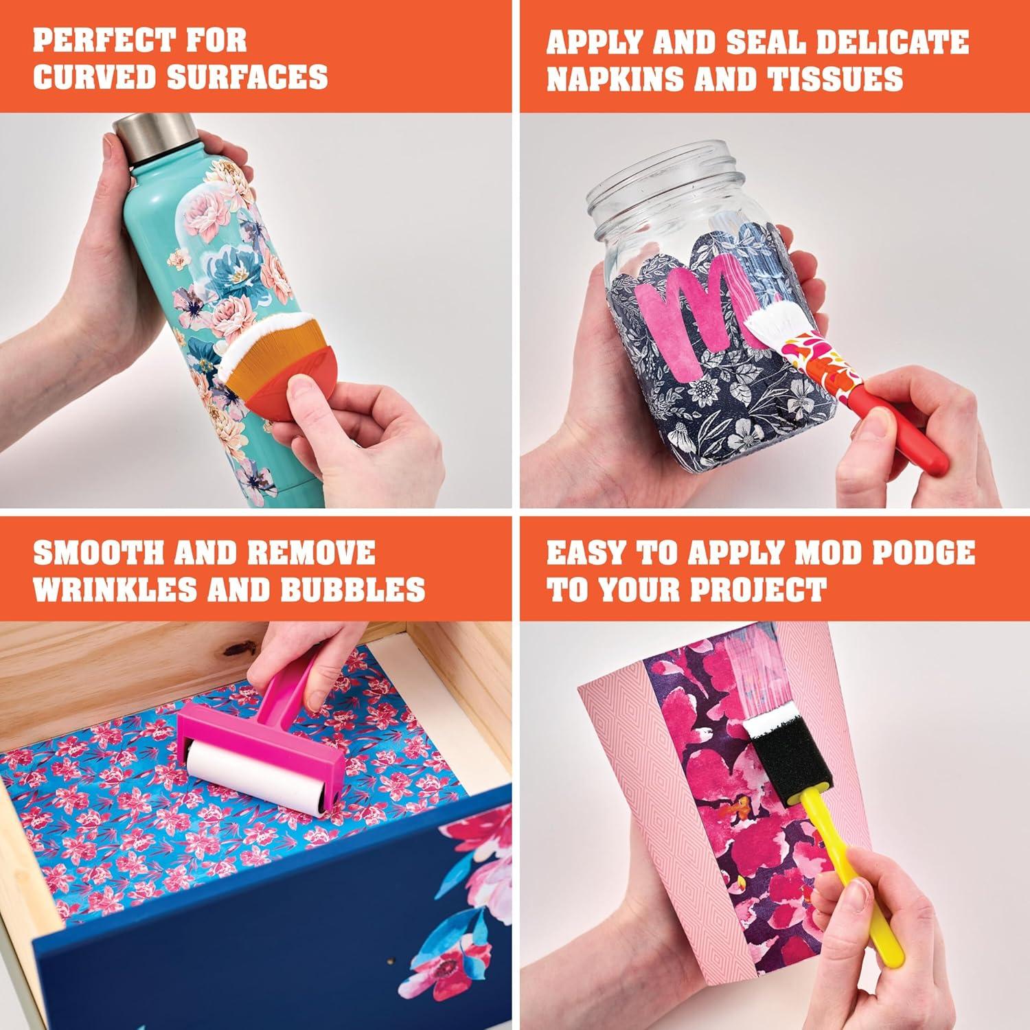 image:imageMod Podge Essential Decoupage Kit Featuring 8 Formulas and 10 Tools Perfect for DIY Arts and Crafts Projects