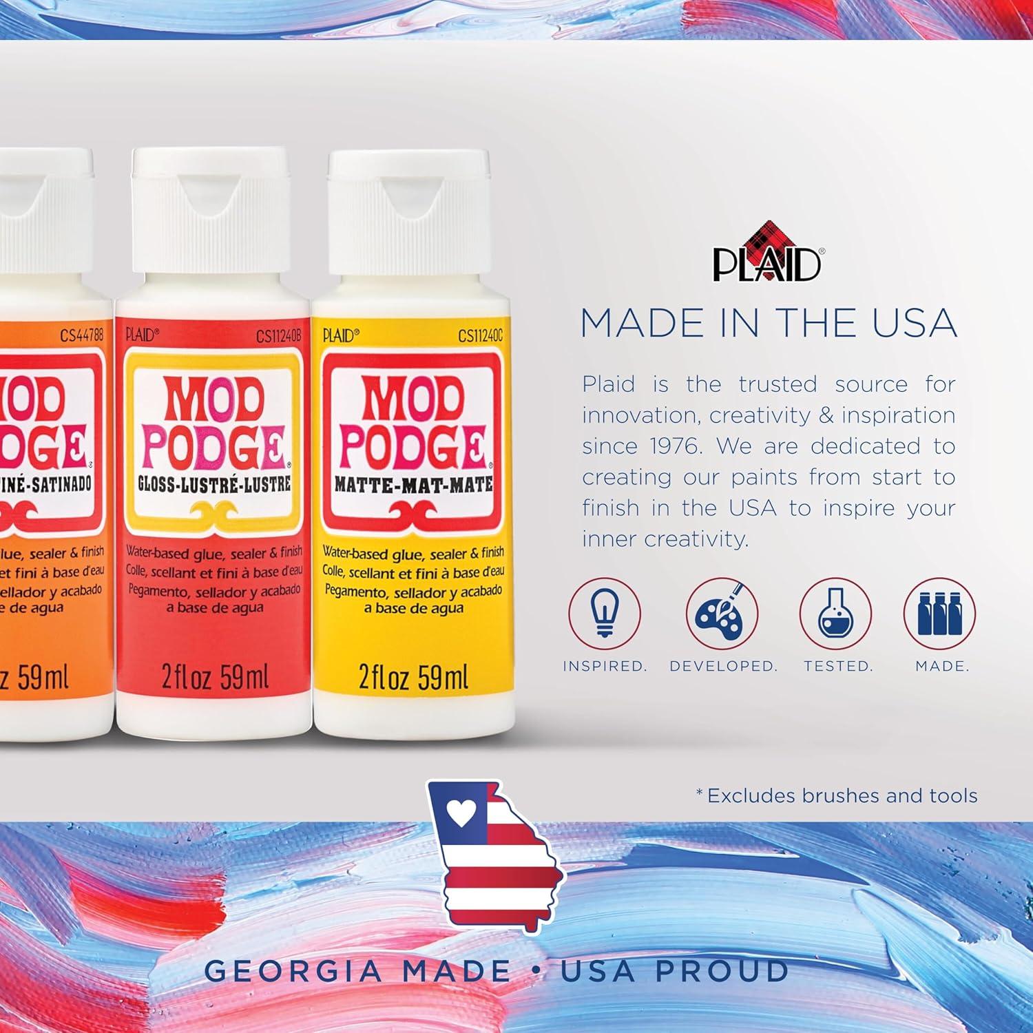 image:imageMod Podge Essential Decoupage Kit Featuring 8 Formulas and 10 Tools Perfect for DIY Arts and Crafts Projects