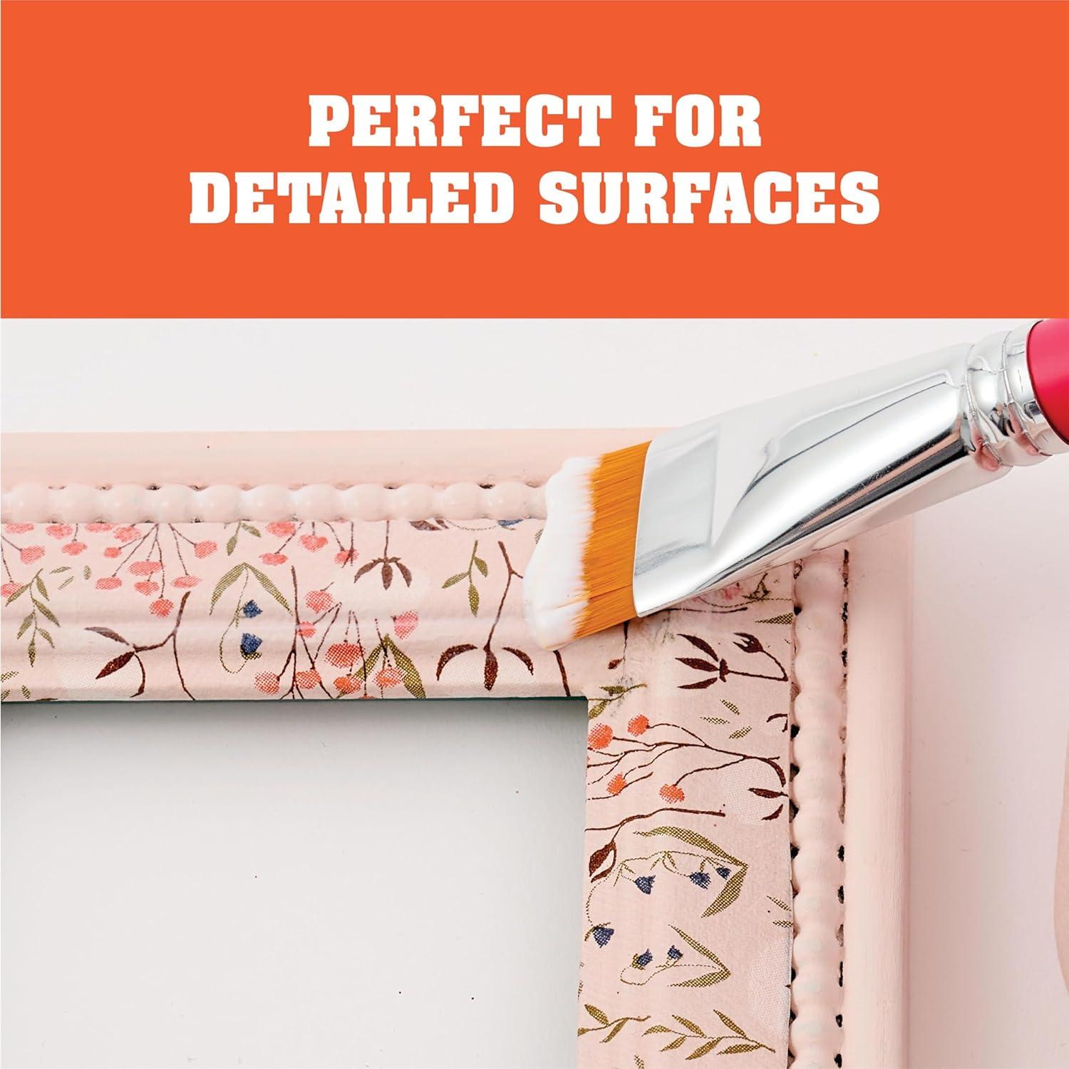 image:imageMod Podge Furniture Brush Set of 3 1 14Inch 1116Inch 38Inch 24781 One Each Original VersionDecoupage Brush 3 PC
