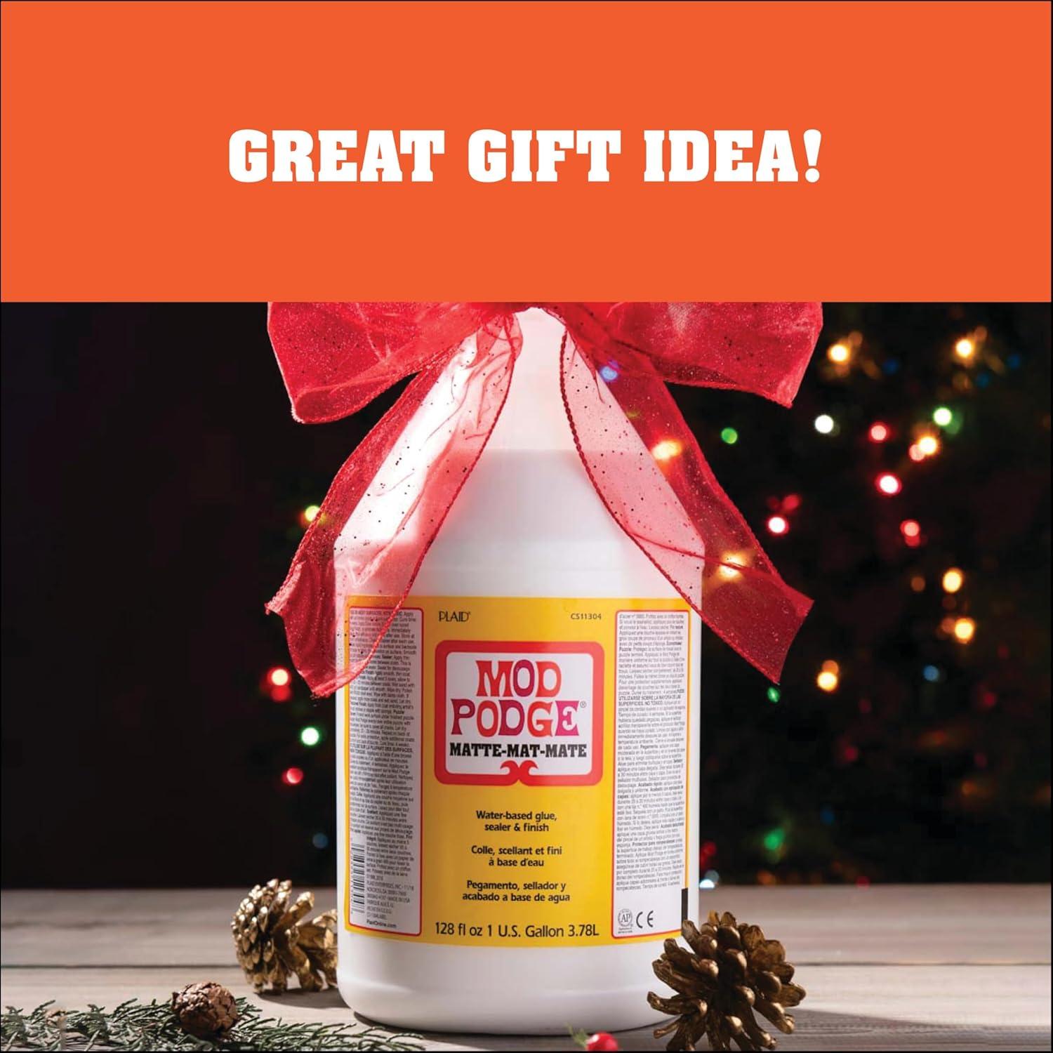 image:imageMod Podge Matte Sealer Glue amp Finish AllinOne Craft Solution Quick Dry Easy Clean for Wood Paper Fabric amp More NonToxic Craft with Confidence Made in USA 32 oz Pack of 1128 fl oz