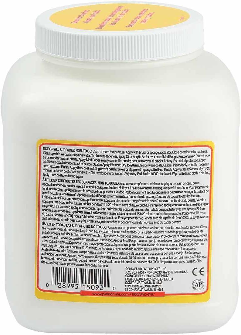image:imageMod Podge Matte Sealer Glue amp Finish AllinOne Craft Solution Quick Dry Easy Clean for Wood Paper Fabric amp More NonToxic Craft with Confidence Made in USA 32 oz Pack of 164 fl oz