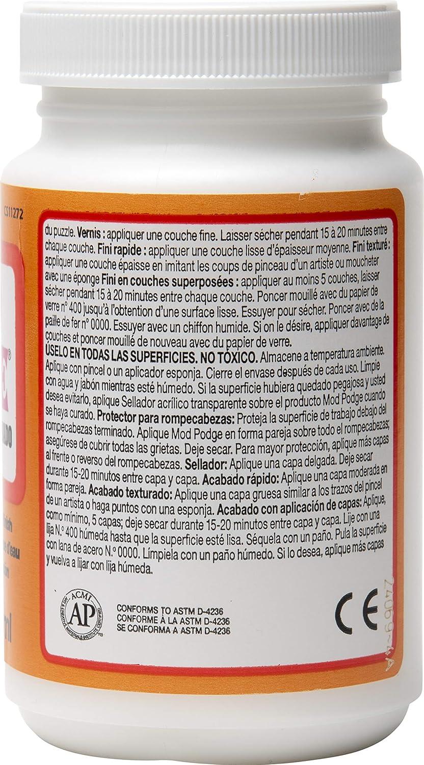 image:imageMod Podge PLCS11272 Water base Sealer Glue Satin Finish 8 oz Clear8 ounce Pack of 2