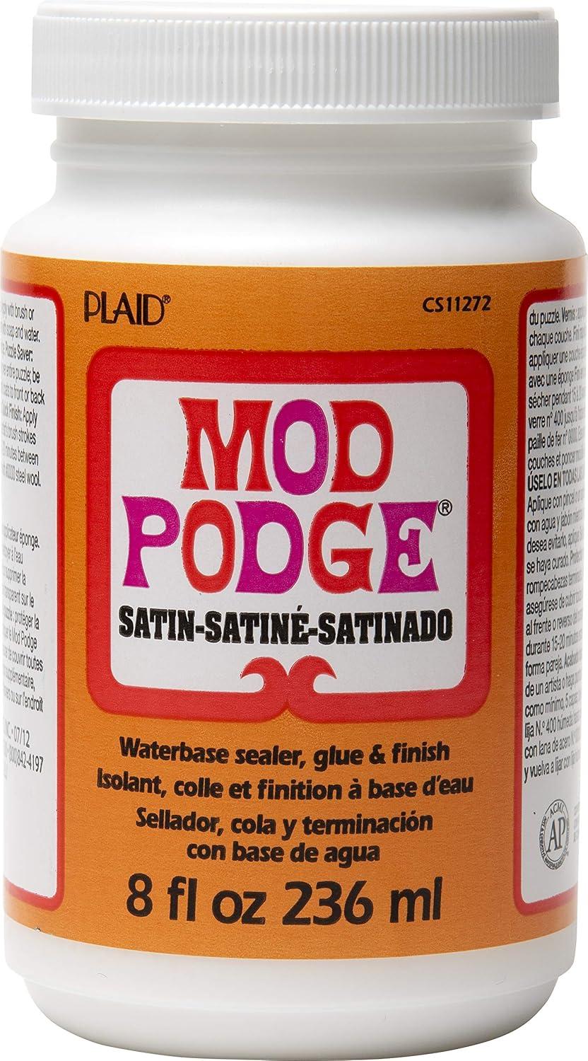 image:imageMod Podge PLCS11272 Water base Sealer Glue Satin Finish 8 oz Clear8 ounce Pack of 2