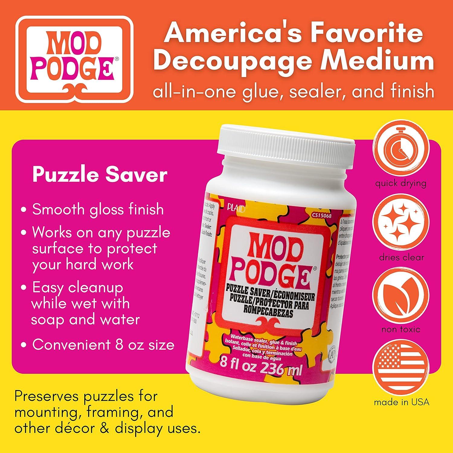 image:imageMod Podge Puzzle Saver 8Ounce CS15068 White8 Fl Oz Pack of 1