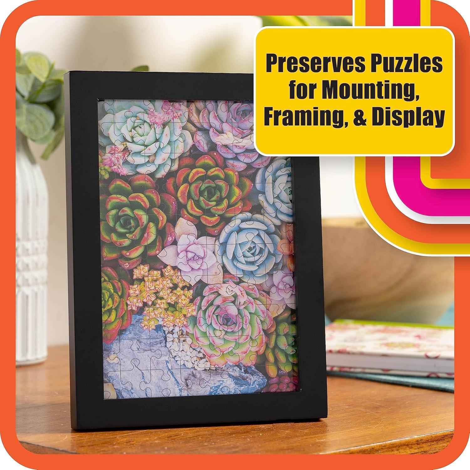 image:imageMod Podge Puzzle Saver Premium Matte AllinOne Glue Sealer and Finish 8 fl oz CS27589Puzzle Saver