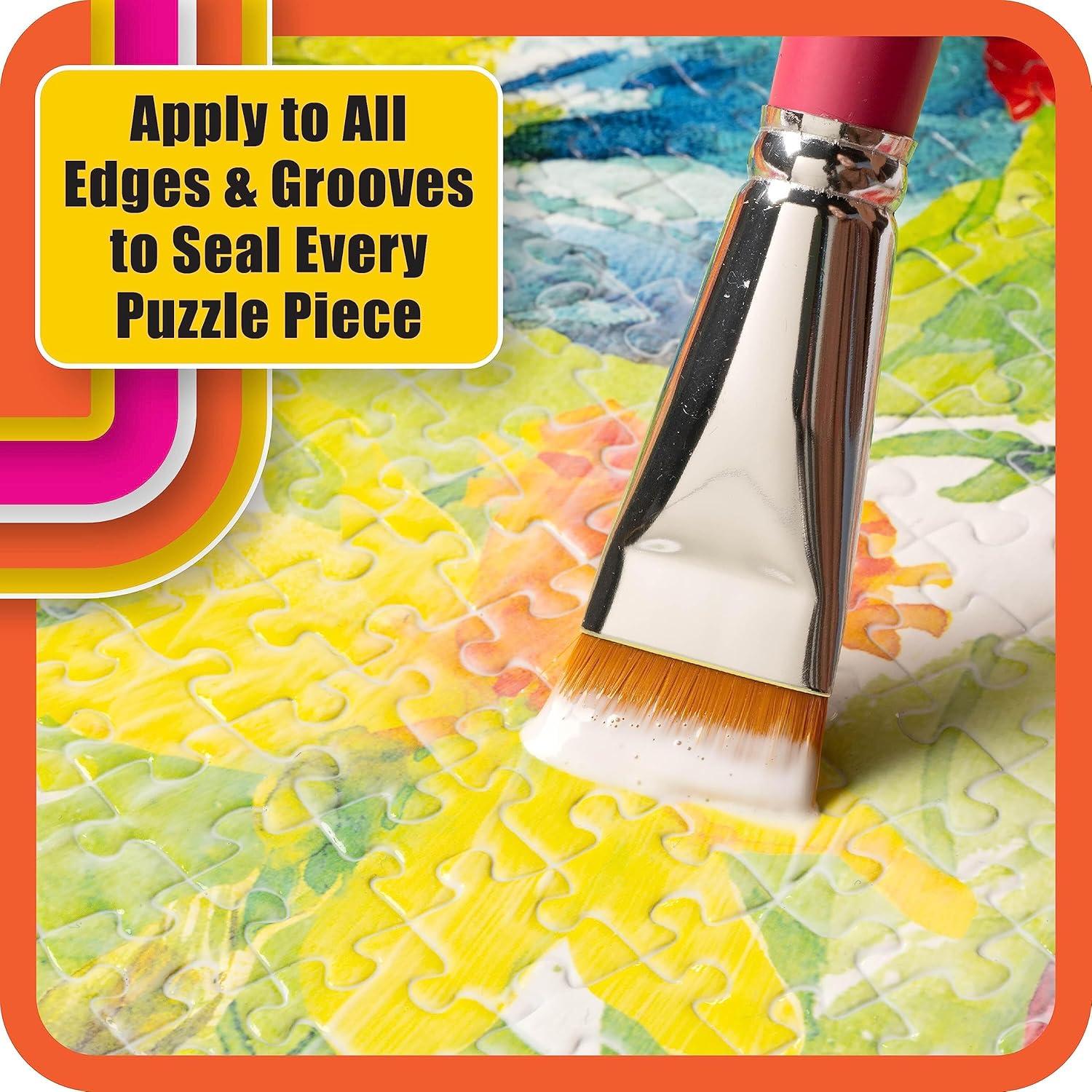 image:imageMod Podge Puzzle Saver Premium Matte AllinOne Glue Sealer and Finish 8 fl oz CS27589Puzzle Saver