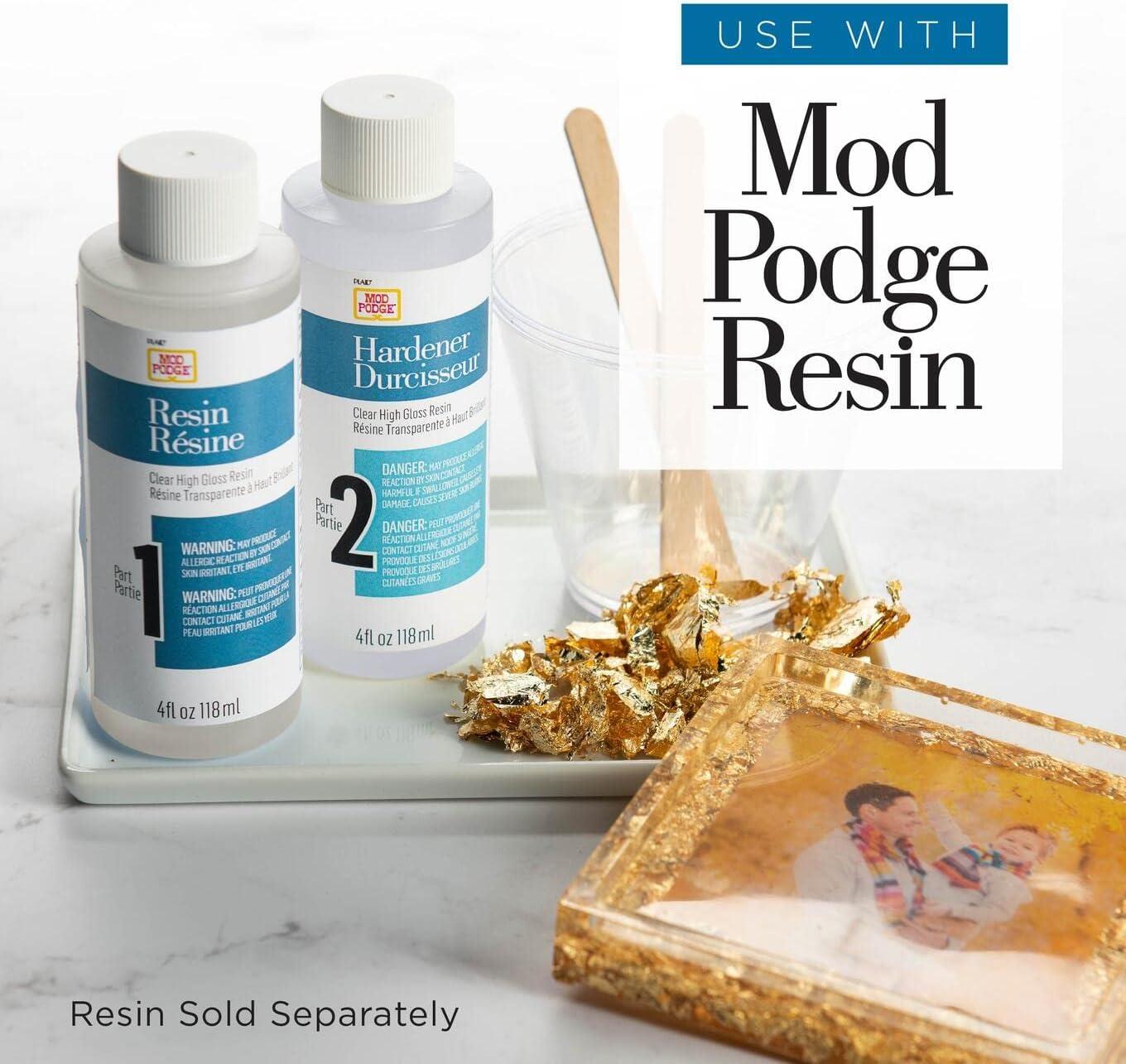 image:imageMod Podge Resin Wood Coasters Set of 4 Resin Pouring Coaster Kit Pouring Surface for Epoxy Resin DIY Craft Supplies for Resin Arts and Crafts Projects 25485