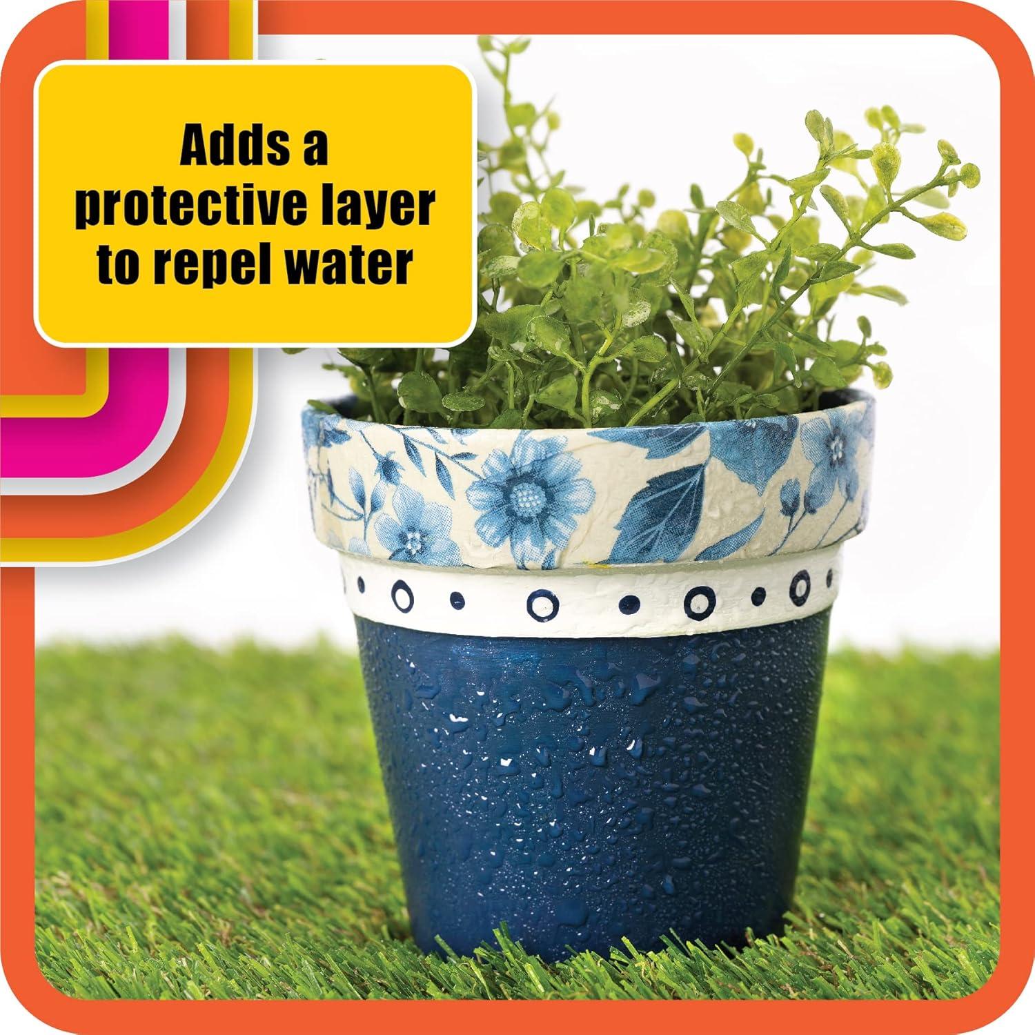 image:imageMod Podge Water Resistant Glue and Sealer 4 fl oz Premium Acrylic Craft Sealer Perfect for Easy to Apply DIY Arts and Crafts CS25386