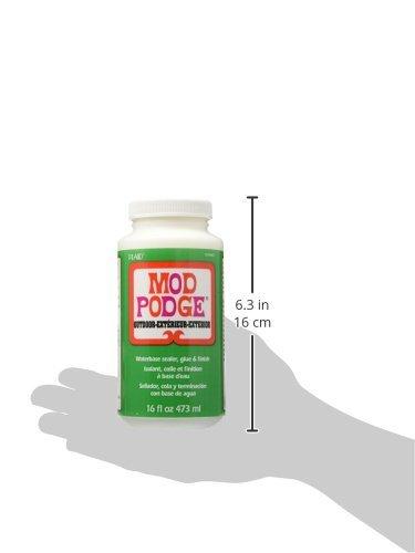 image:imageMod Podge Waterbase Sealer Glue and Finish for Outdoor 8Ounce CS11220 Clear Finish16 ounce