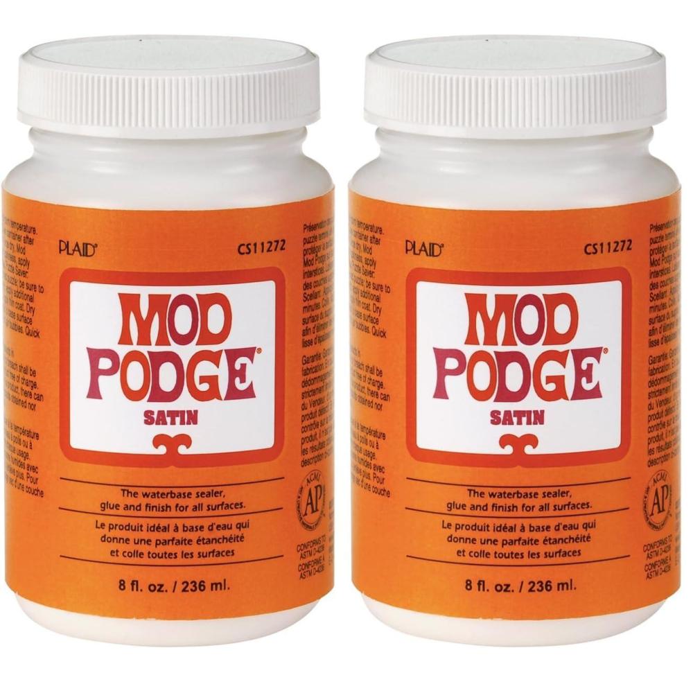 image:imageMod Podge PLCS11272 Water base Sealer Glue Satin Finish 8 oz Clear8 ounce Pack of 2