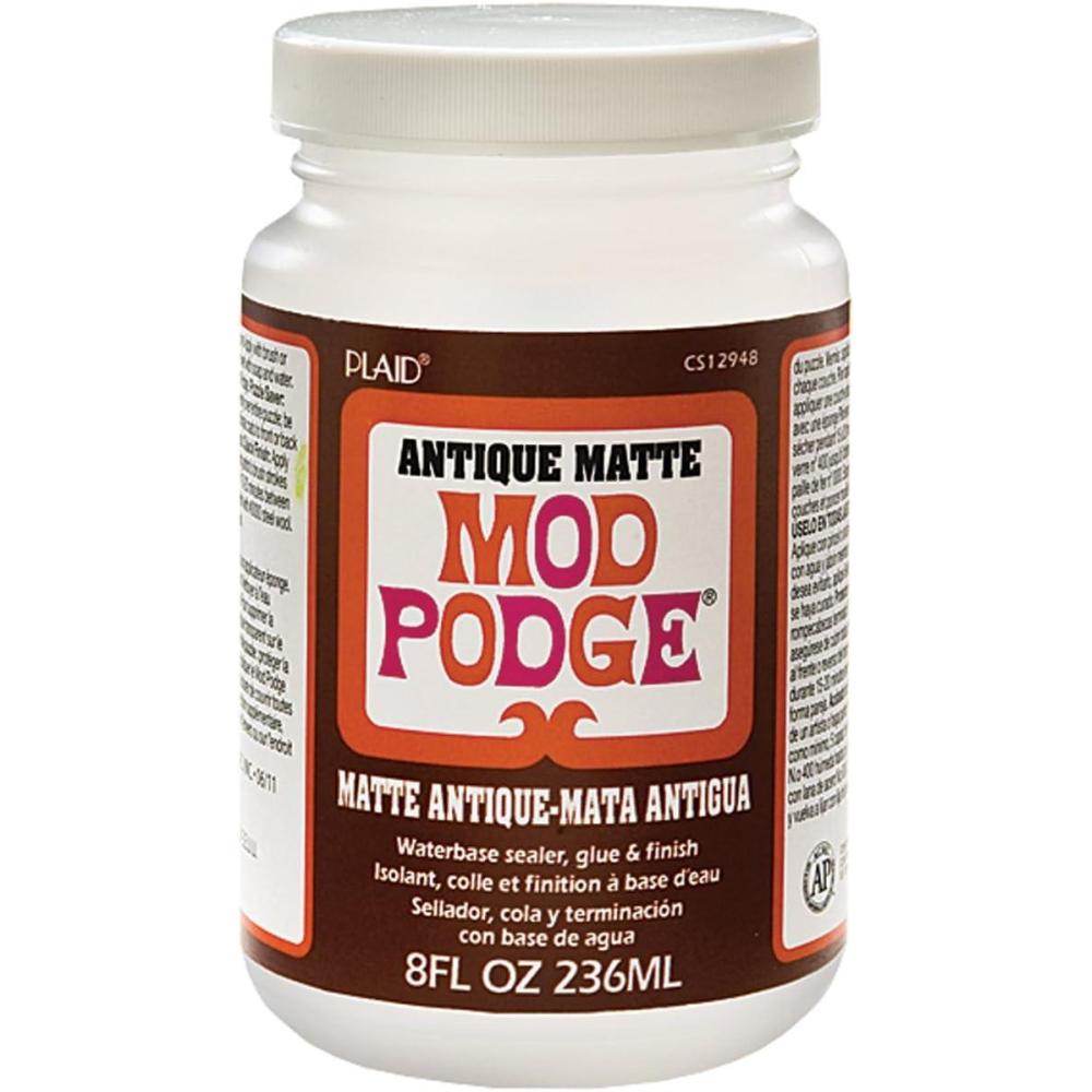 image:imageMod Podge Waterbase Sealer Glue and Finish 8Ounce CS12948 Antique Matte8ounce
