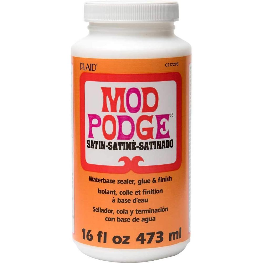 image:imageMod Podge Waterbase Sealer Glue and Finish Satin 16 Ounce