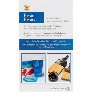 Mod Podge 16 fl oz Resin and Hardener 2-Part Resin Supplies Pack, Perfect for Epoxy Resin Molds, Epoxy Resin Kits and Silicone Molds for Epoxy Resin Projects, 25264(1 Count (Pack of 1))