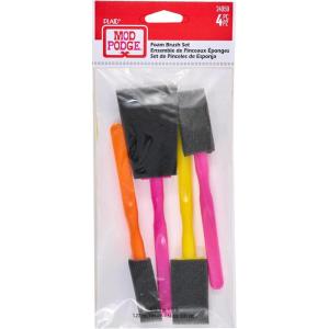 Mod Podge FBA Scrapbooking Foam Brush Set, (4-Piece), Assorted 4 Count(Pack of 1)