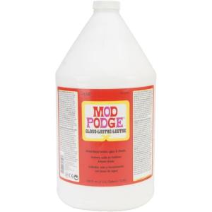 Mod Podge Gloss Sealer, Glue & Finish: All-in-One Craft Solution- Quick Dry, Easy Clean, for Wood, Paper, Fabric & More. Non-Toxic – Craft with Confidence, Made in USA, 64 oz., Pack of 1(128 oz)