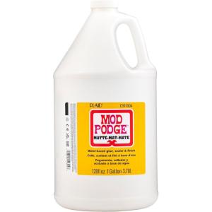 Mod Podge Matte Sealer, Glue & Finish: All-in-One Craft Solution- Quick Dry, Easy Clean, for Wood, Paper, Fabric & More. Non-Toxic – Craft with Confidence, Made in USA, 32 oz., Pack of 1(128 fl oz)