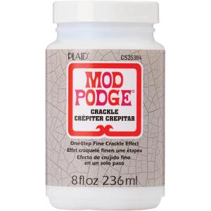Mod Podge One-Step Crackle Medium, 8 fl oz Premium Acrylic Craft Sealer, Perfect for Easy to Apply DIY Arts and Crafts, CS25384
