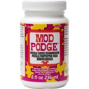 Mod Podge Puzzle Saver (8-Ounce), CS15068, White(8 Fl Oz (Pack of 1))