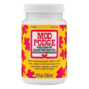 Mod Podge Puzzle Saver, Premium Matte All-in-One Glue, Sealer, and Finish, 8 fl oz, CS27589(Puzzle Saver)