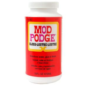 Mod Podge Waterbase Sealer, Glue and Finish (16-Ounce), CS11202 Gloss Finish