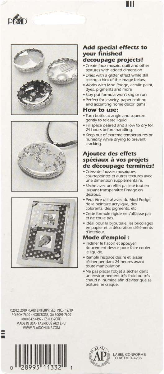 image:imageMod Podge CS11331 Glitter Dimensional Magic 2 oz SilverIridescent