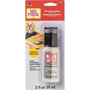 Mod Podge CS11331 Glitter Dimensional Magic, 2 oz, Silver(Iridescent)