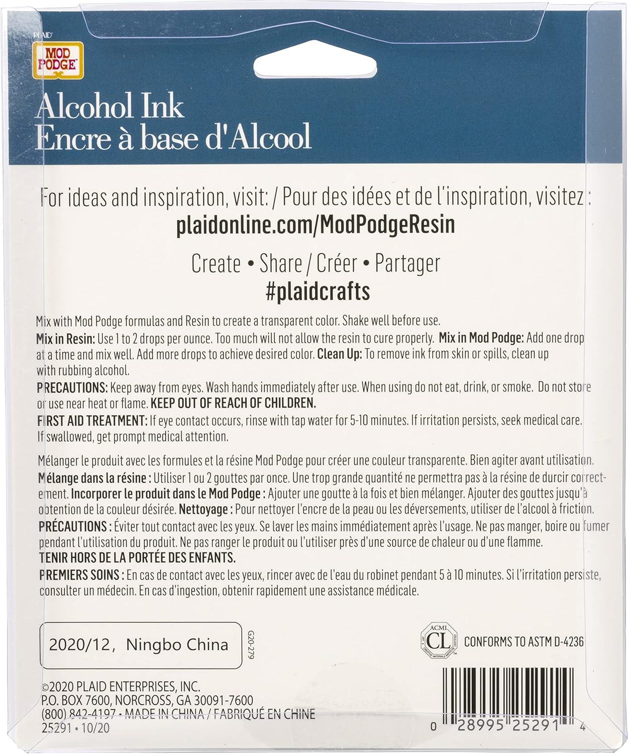 image:imageMod Podge Metallics Alcohol Set of 2 67 fl oz 20 ml Kit DIY Epoxy Resin Ink Supplies for Arts and Crafts 25291