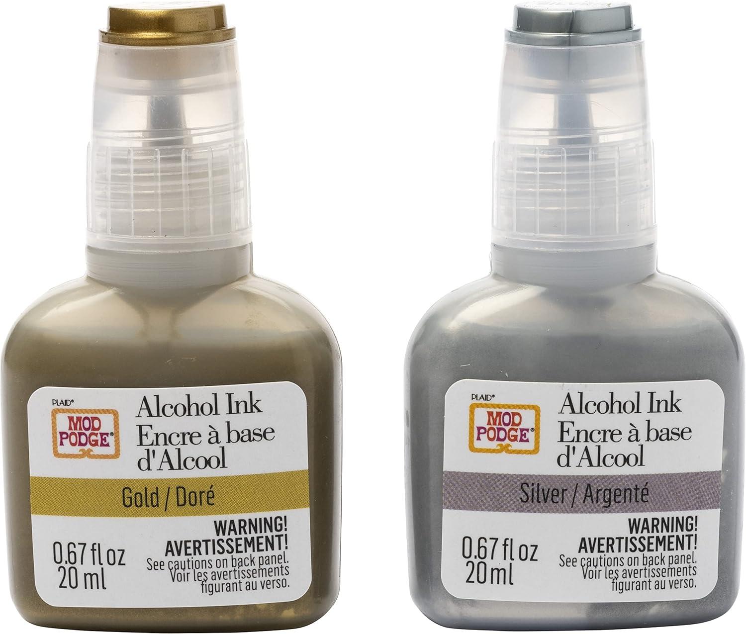 image:imageMod Podge Metallics Alcohol Set of 2 67 fl oz 20 ml Kit DIY Epoxy Resin Ink Supplies for Arts and Crafts 25291