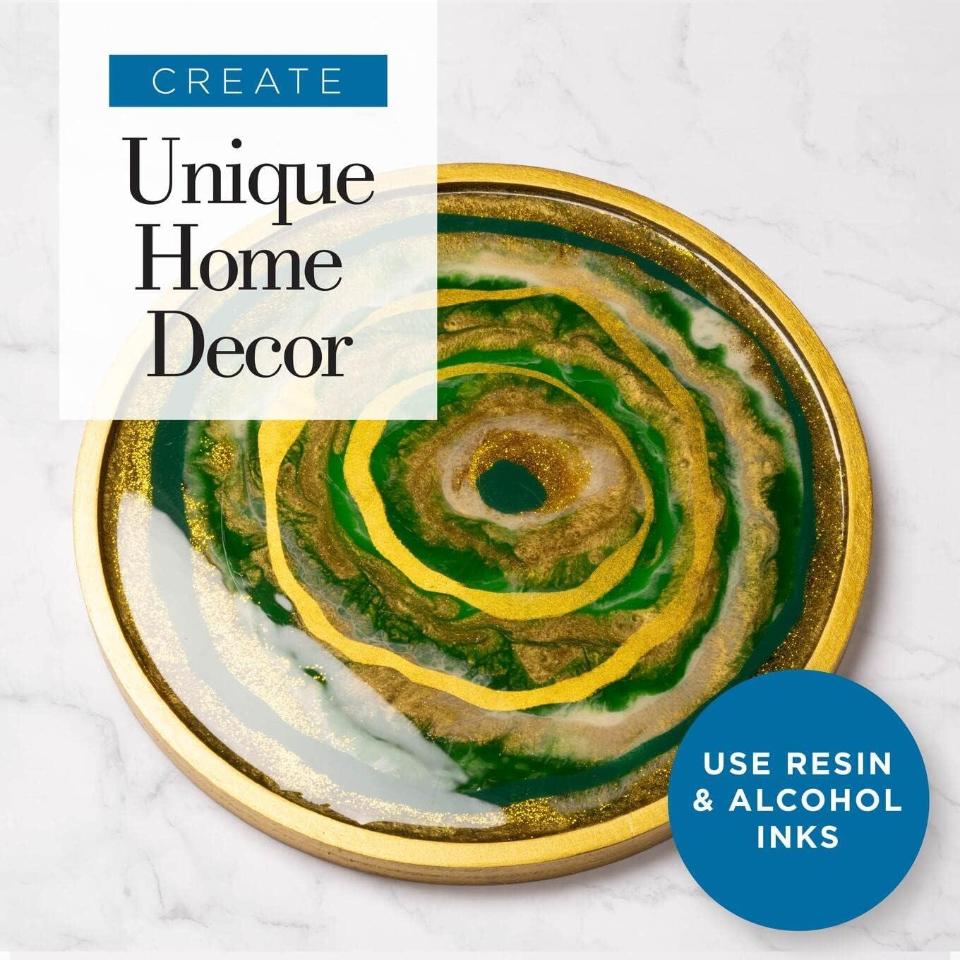 image:imageMod Podge Round Wood Tray 12 Pouring Surface for Epoxy DIY Supplies for Resin Arts and Crafts Projects 25488