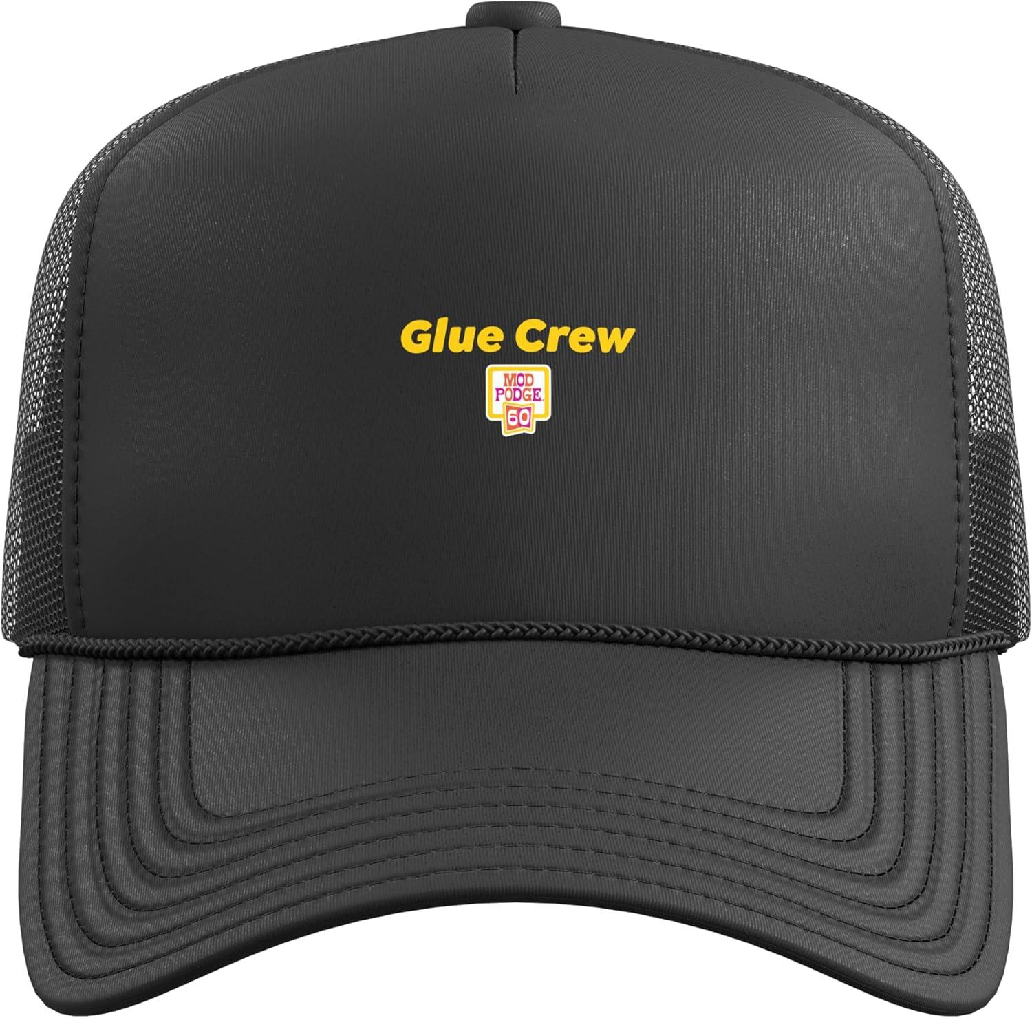 image:imageGlue Crew Trucker Hat with Adjustable Mesh BackBlack