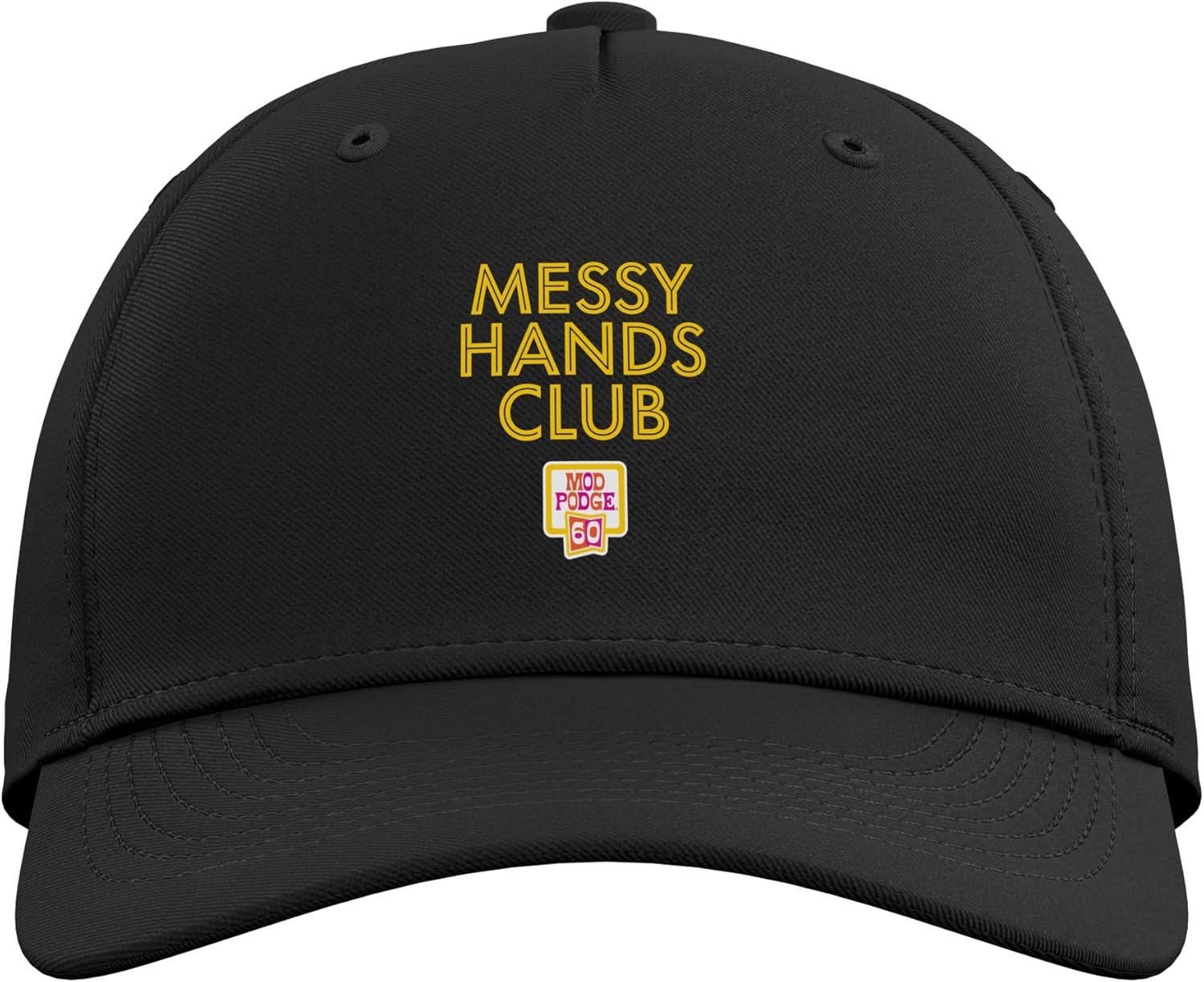 image:imageMessy Hands Club Adjustable Baseball HatBlack