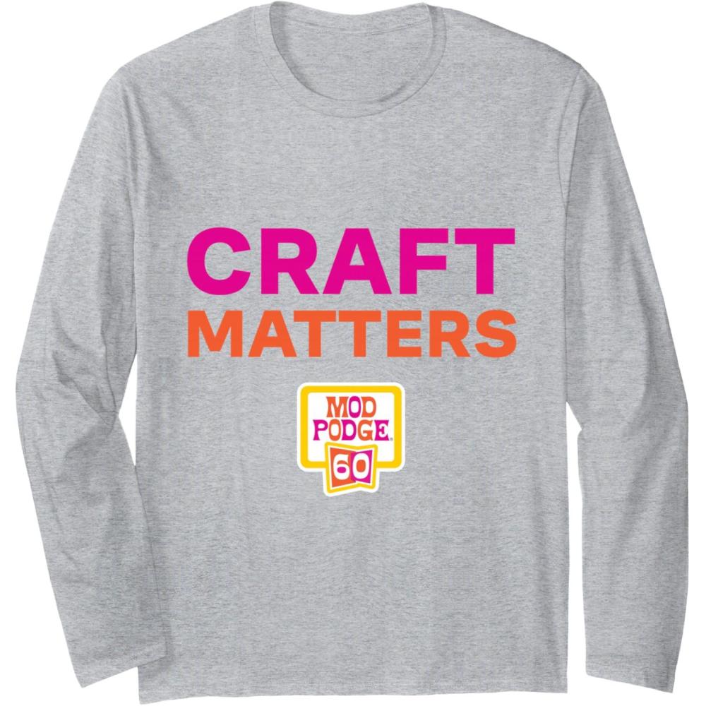 image:imageCraft Matters Long Sleeve TShirtHeather Grey