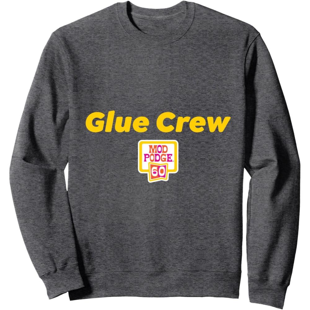 image:imageGlue Crew SweatshirtDark Heather Grey