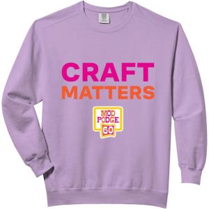 Craft Matters Comfort Colors Adult Sweatshirt(Orchid)