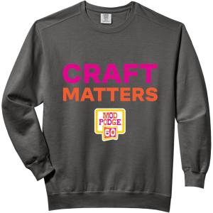 Craft Matters Comfort Colors Adult Sweatshirt(Pepper)
