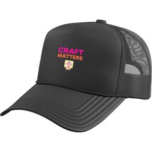 Craft Matters Trucker Hat with Adjustable Mesh Back(Black)