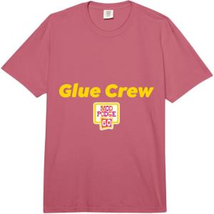 Glue Crew Comfort Colors Adult Heavyweight T-Shirt(Raspberry Red)