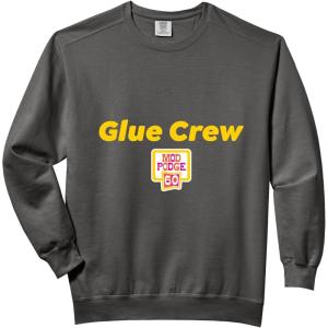 Glue Crew Comfort Colors Adult Sweatshirt(Pepper)