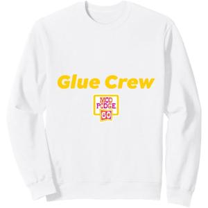 Glue Crew Sweatshirt(White)
