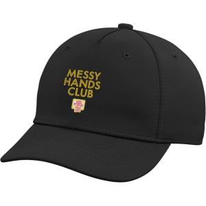 Messy Hands Club Adjustable Baseball Hat(Black)