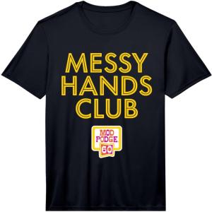 Messy Hands Club Performance T-Shirt(Black)